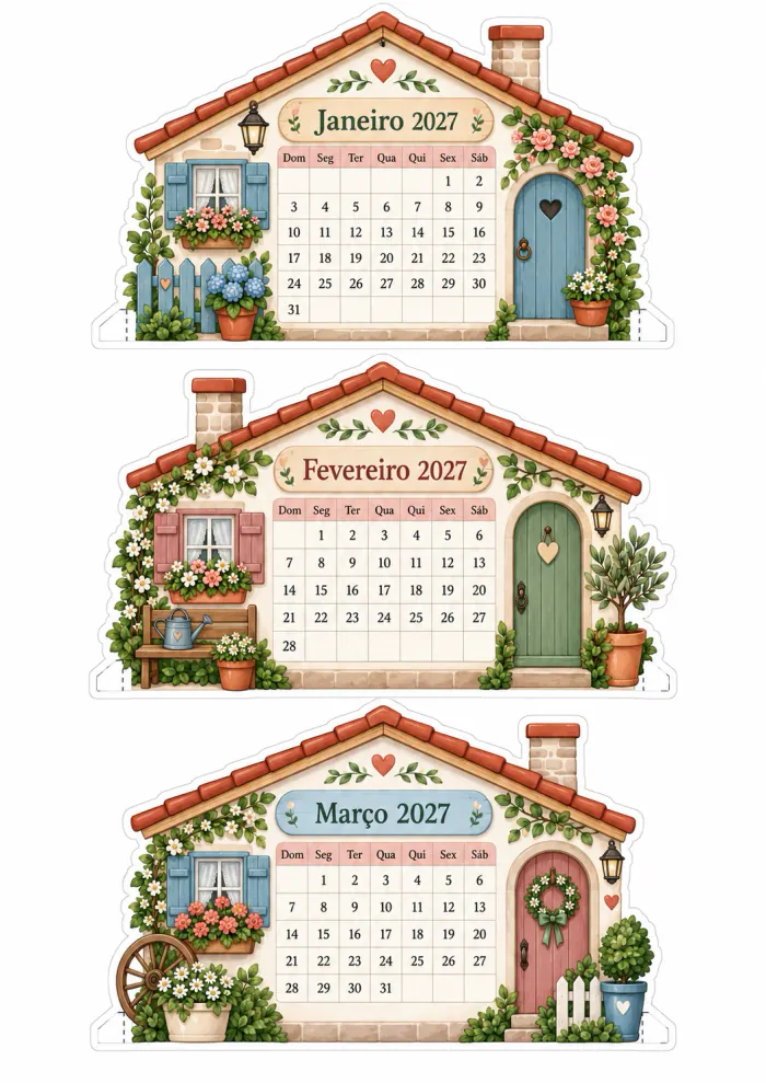 Prévia 11 — Calendário Casinhas