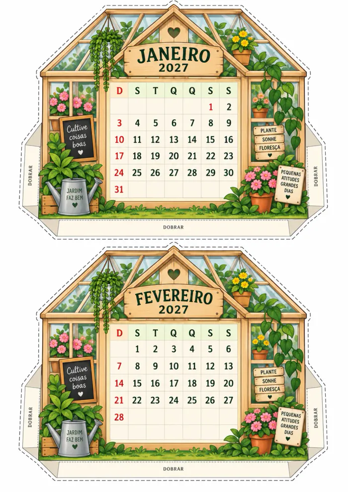 Prévia 21 — Calendário Estufa de Plantas