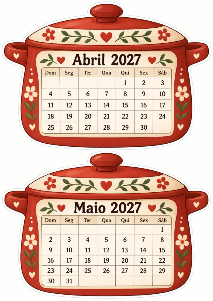 Prévia 4 — Calendário Panela Decorativa